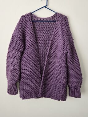 Chunky Crochet Cardigan Handmade